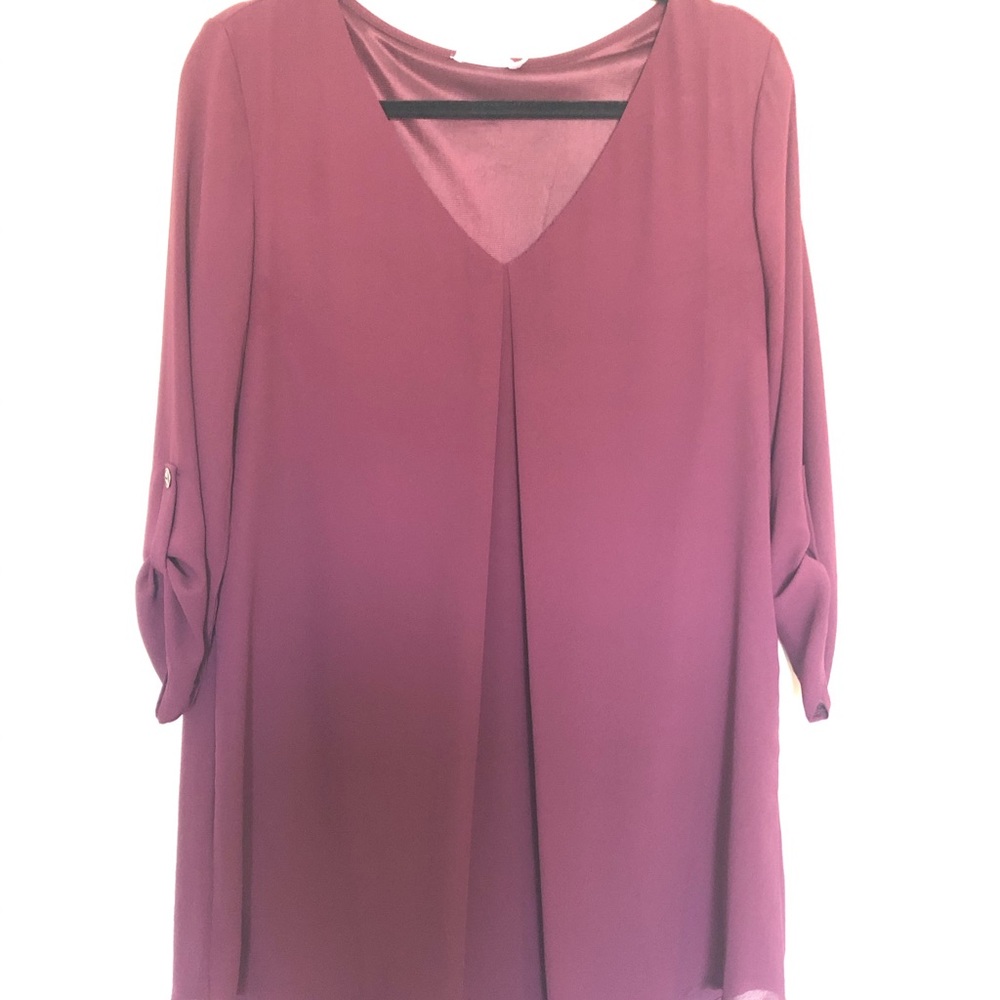 Lush Wine Colored Dress